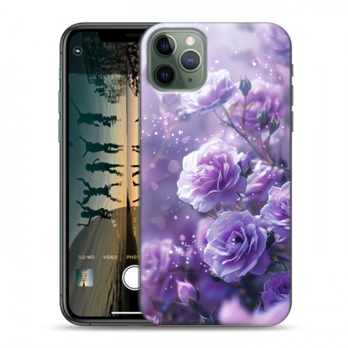 Дизайнерский силиконовый чехол для Iphone 11 Pro Розы цветы