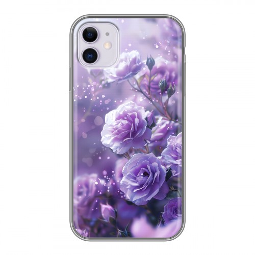 Дизайнерский силиконовый чехол для Iphone 11 Розы цветы