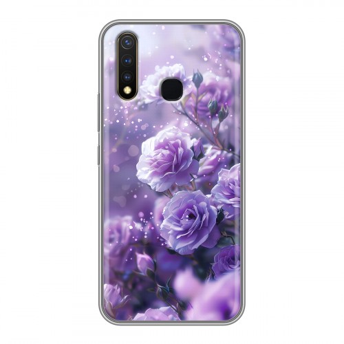 Дизайнерский силиконовый чехол для Vivo Y19 Розы цветы