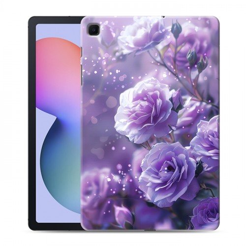Дизайнерский силиконовый чехол для Samsung Galaxy Tab S6 Lite Розы цветы
