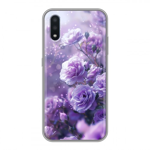 Дизайнерский силиконовый чехол для Samsung Galaxy M01 Розы цветы