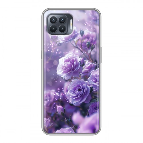 Дизайнерский силиконовый чехол для OPPO Reno4 Lite Розы цветы
