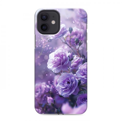 Дизайнерский силиконовый чехол для Iphone 12 Розы цветы