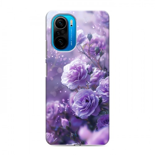 Дизайнерский силиконовый чехол для Xiaomi Poco F3 Розы цветы