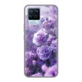 Дизайнерский силиконовый чехол для Realme 8 Розы цветы