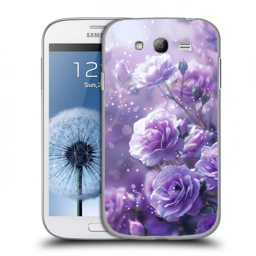 Дизайнерский пластиковый чехол для Samsung Galaxy Grand Розы цветы