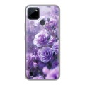 Дизайнерский силиконовый чехол для Realme C21Y Розы цветы
