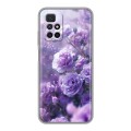 Дизайнерский силиконовый чехол для Xiaomi Redmi 10 Розы цветы
