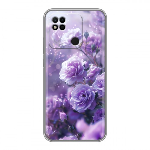 Дизайнерский силиконовый чехол для Xiaomi Redmi 10A Розы цветы