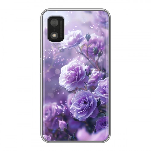 Дизайнерский силиконовый чехол для Itel A17 Розы цветы