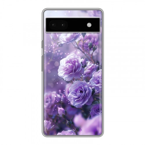 Дизайнерский силиконовый чехол для Google Pixel 6a Розы цветы