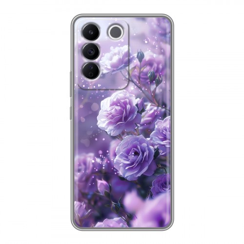 Дизайнерский силиконовый чехол для Vivo V27e Розы цветы