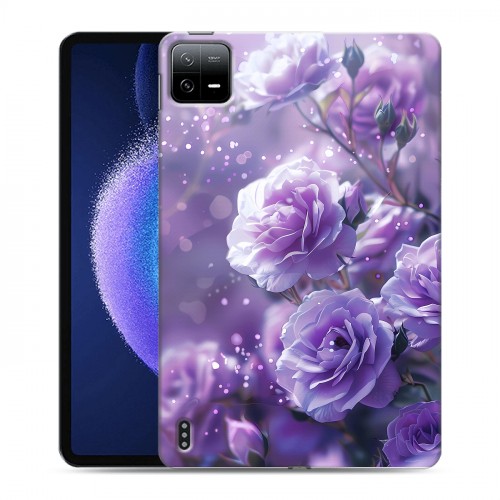 Дизайнерский силиконовый чехол для Xiaomi Pad 6 Розы цветы