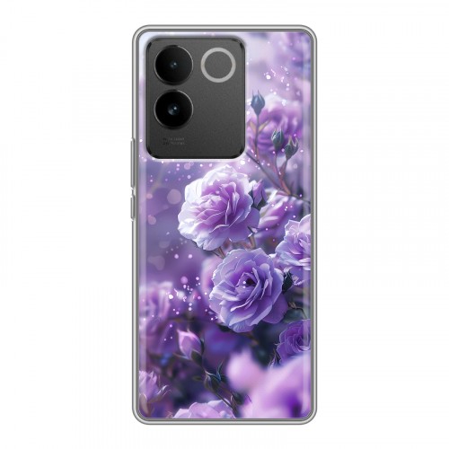 Дизайнерский силиконовый чехол для Vivo S17e Розы цветы