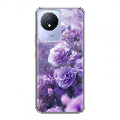 Дизайнерский силиконовый чехол для Vivo Y11 (2023) Розы цветы