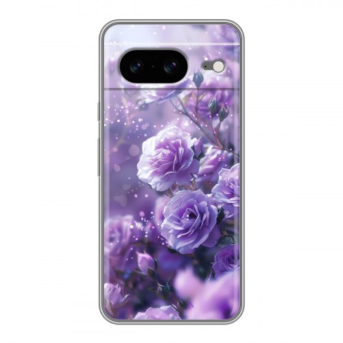 Дизайнерский силиконовый чехол для Google Pixel 8 Розы цветы