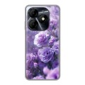 Дизайнерский силиконовый чехол для Itel P55 4G Розы цветы