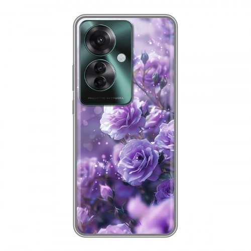 Дизайнерский силиконовый чехол для Oppo Reno 11F Розы цветы