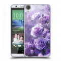 Дизайнерский силиконовый чехол для HTC Desire 820 Розы цветы