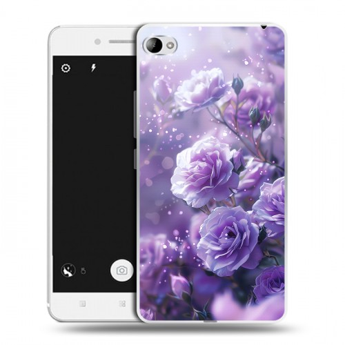 Дизайнерский пластиковый чехол для Lenovo S90 Розы цветы