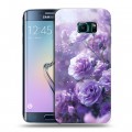 Дизайнерский силиконовый чехол для Samsung Galaxy S6 Edge Розы цветы