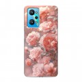 Полупрозрачный дизайнерский силиконовый чехол для Realme GT Neo 2 Розовые розы