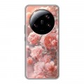 Полупрозрачный дизайнерский силиконовый чехол для Xiaomi 13 Ultra Розовые розы