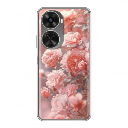 Полупрозрачный дизайнерский пластиковый чехол для Huawei Nova 11 SE Розовые розы