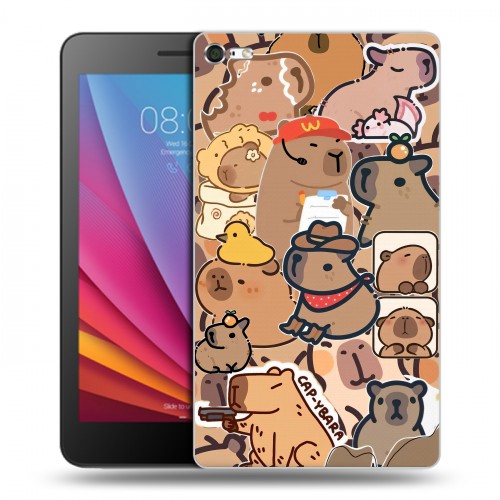 Дизайнерский силиконовый чехол для Huawei MediaPad T2 7.0 Pro капибара
