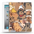Дизайнерский пластиковый чехол для Ipad 2/3/4 капибара