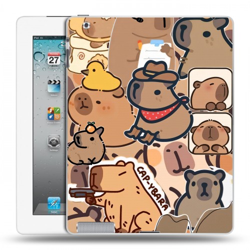 Дизайнерский пластиковый чехол для Ipad 2/3/4 капибара
