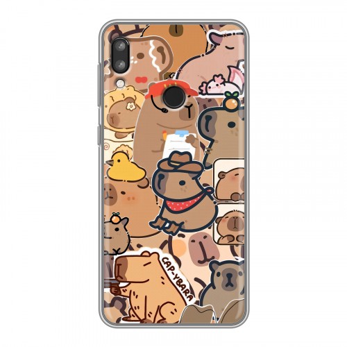 Дизайнерский силиконовый чехол для Lenovo K5 Pro капибара