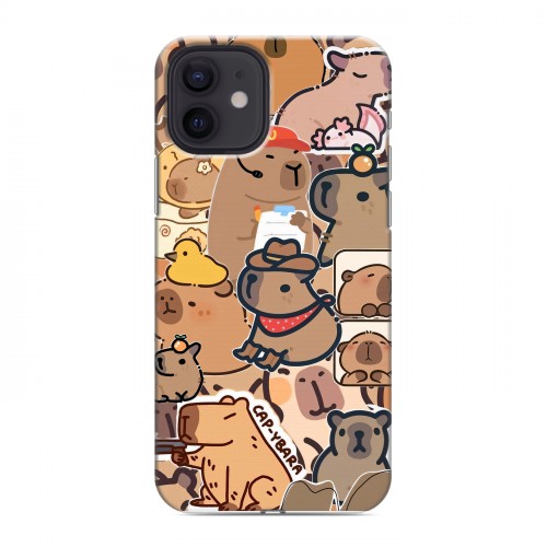 Дизайнерский силиконовый чехол для Iphone 12 капибара