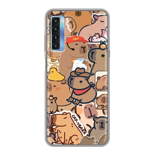 Дизайнерский силиконовый чехол для TCL 20L капибара