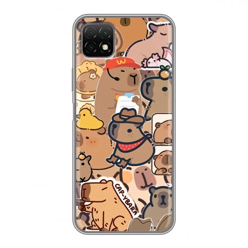 Дизайнерский силиконовый чехол для Wiko T3 капибара