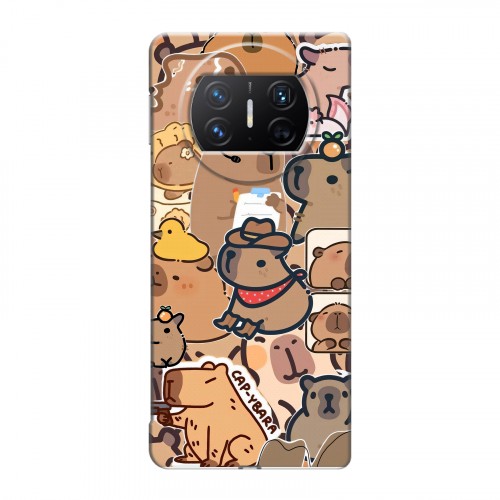 Дизайнерский пластиковый чехол для Huawei Mate X3 капибара