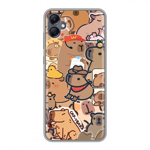 Дизайнерский силиконовый чехол для Samsung Galaxy A05 капибара