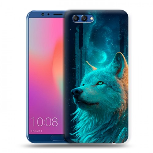 Дизайнерский пластиковый чехол для Huawei Honor View 10 бабочки саккура