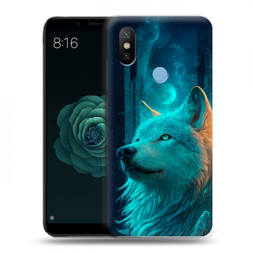 Дизайнерский силиконовый чехол для Xiaomi Mi A2 бабочки саккура