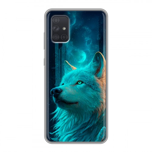 Дизайнерский силиконовый чехол для Samsung Galaxy A71 бабочки саккура