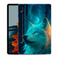 Дизайнерский силиконовый чехол для Samsung Galaxy Tab S7 бабочки саккура