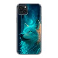 Дизайнерский силиконовый чехол для Iphone 15 Plus бабочки саккура