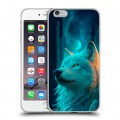 Дизайнерский силиконовый чехол для Iphone 6 Plus/6s Plus бабочки саккура