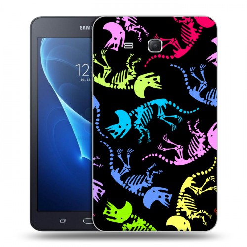 Дизайнерский силиконовый чехол для Samsung Galaxy Tab A 7 (2016) Узоры динозавров