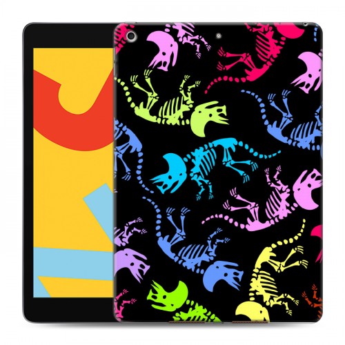 Дизайнерский силиконовый чехол для Ipad 10.2 (2019) Узоры динозавров
