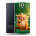 Дизайнерский силиконовый чехол для Homtom HT7 сова