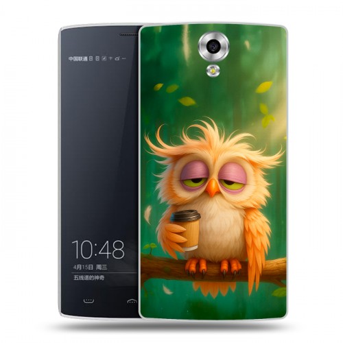 Дизайнерский силиконовый чехол для Homtom HT7 сова