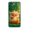 Дизайнерский силиконовый чехол для OPPO AX7 сова