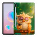Дизайнерский силиконовый чехол для Samsung Galaxy Tab S6 сова