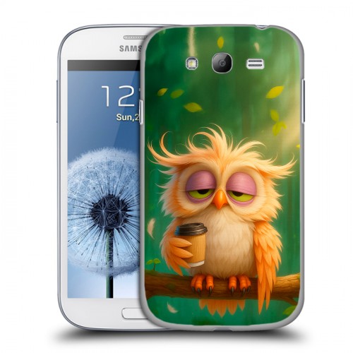 Дизайнерский пластиковый чехол для Samsung Galaxy Grand сова